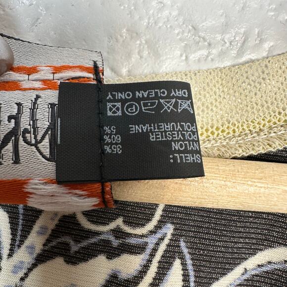 ANAC Designed by Kimi 90s Y2K Artsy Asian Inspired Print Mesh Knit Tee Top M - Picture 9 of 12